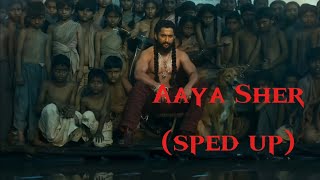 Aaya Sher("Paradise") || (sped up) 