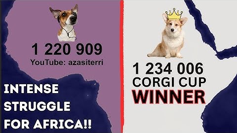 Intense struggle for AFRICA vs CORGI CUP WINNER | Territorial IO one-vs-one