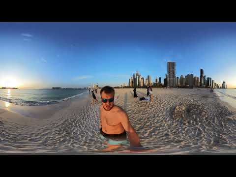 Dubai Beach 360 video