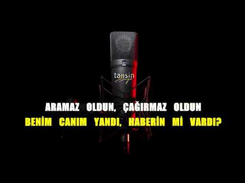 Sinan Özen - Canım Yandı / Karaoke / Md Altyapı / Cover / Lyrics / HQ