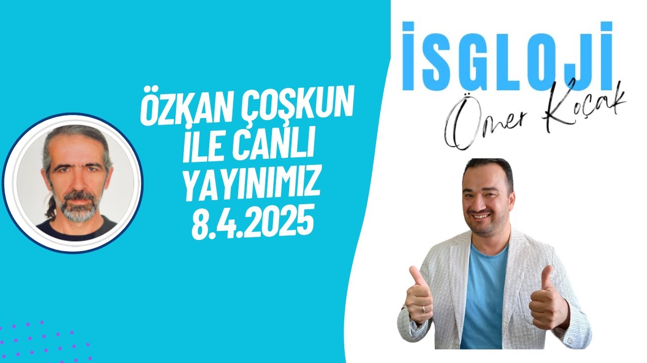 ÖZKAN ÇOŞKUN  HOCAMIZLA CANLI YAYINIMIZ