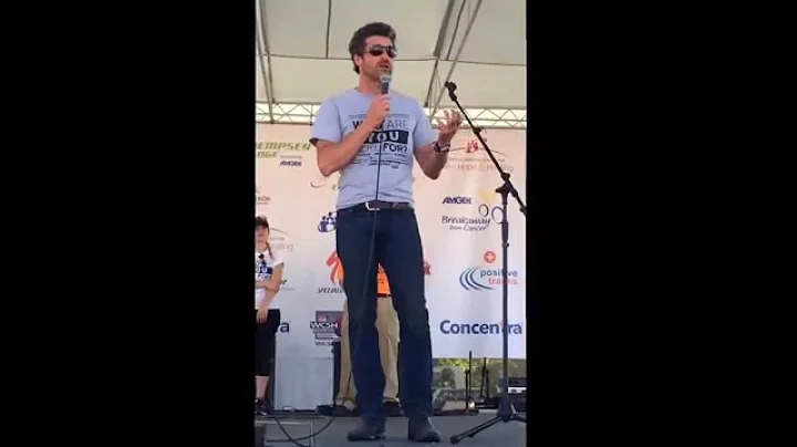 Patrick, Mary and Alicia Dempsey speeches during c...