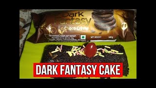 Super chocolatey Dark fantasy cake | easy eggless dark fantasy cake 3 ingredients cake 2020