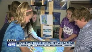 Grand Island teacher creates augmented reality sandbox for her classroom