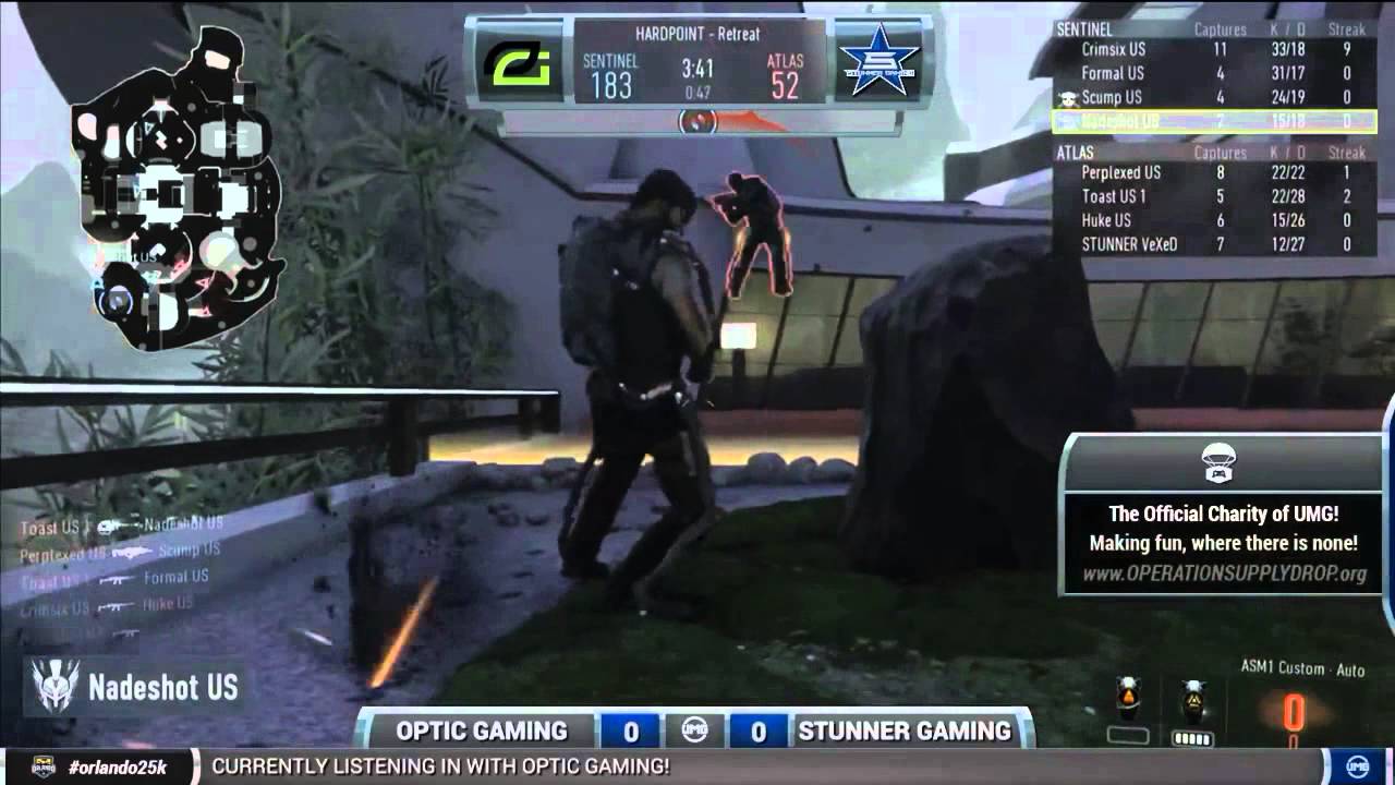OpTic Gaming vs Stunner - Retreat Hardpoint - UMG Orlando Grand Finals