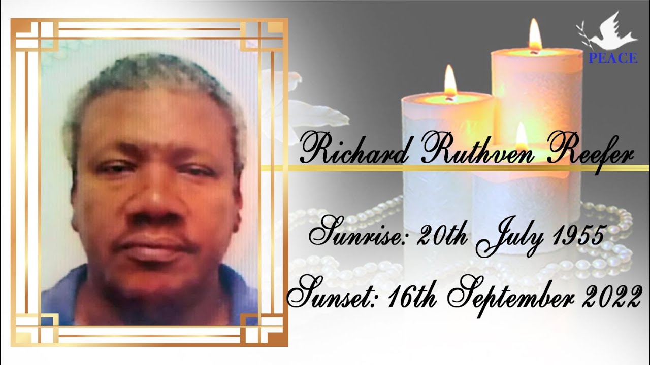 Funeral Tribute Service Of Richard Ruthven Reefer YouTube