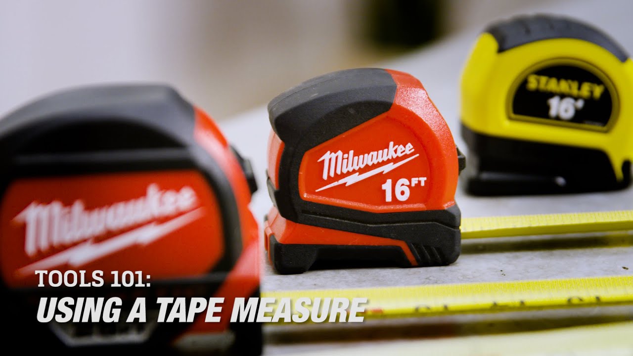 Tool 101 Series  How To Use A Tape Measure