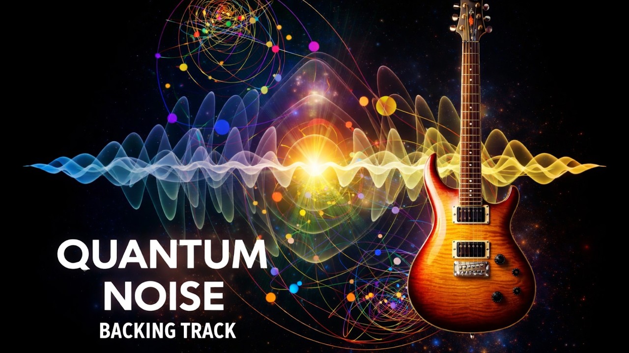 🎸 Quantum Noise | Backing Track – Spacey Rock Fusion – 88 BPM – 4/4 – Key: C Major