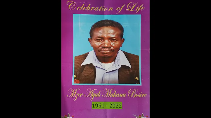 FUNERAL SERVICE OF MZEE AYUB MAKANA BOSIRE 1952- 2...