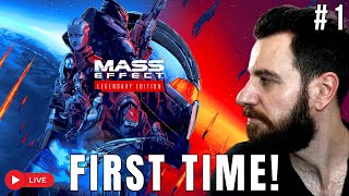 I NEVER played Mass Effect! Until now! First Time Mass Effect BLIND Playthrough Part 1
