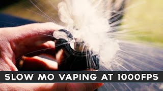 Slow Mo Vaping At 1000FPS