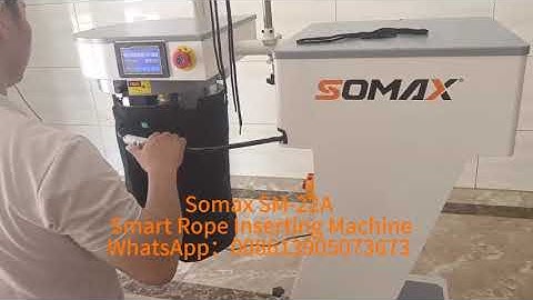Somax SM -22A Smart rope inserting machine For sporpants garment industrial