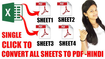 How to convert Excel all Sheets to PDF? || Convert Workbook to PDF