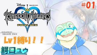 【キングダムハーツFM】Lv1でも闇と戦えます…！ #01 【鰐口(わにぐち)ユウ Vtuber】