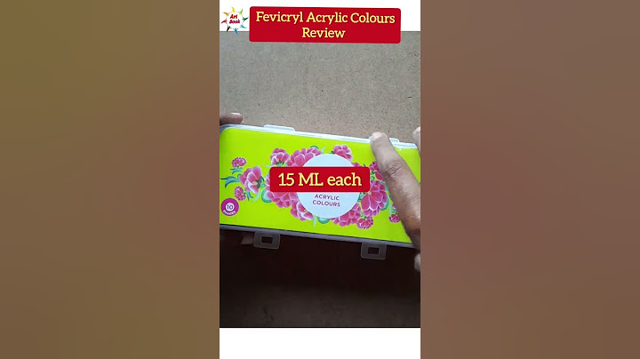 💚❤Fevicryl Acrylic Colours Review😍😱Cheapest Acrylic colours set #viral #review  #shorts #ytshorts