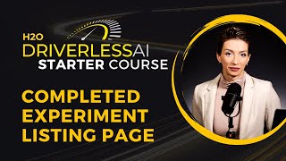 19. Completed Experiment Listing Page / DAI Starter Course