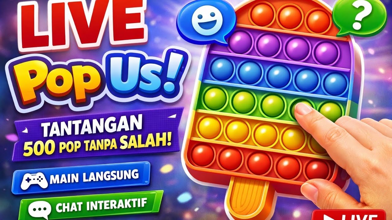 LIVE Pop It Game 🎮 Play Casually + Chat | Relaxing Gameplay part 5