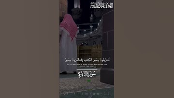 تلاوة من سورة البقرة من تراويح ليلة ١ رمضان ١٤٤٥هـ لفضيلة الشيخ د.#الوليد_الشمسان من #المسجد_الحرام