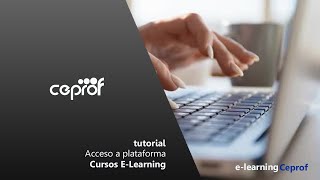 Tutorial de ingreso a E-Learning Ceprof
