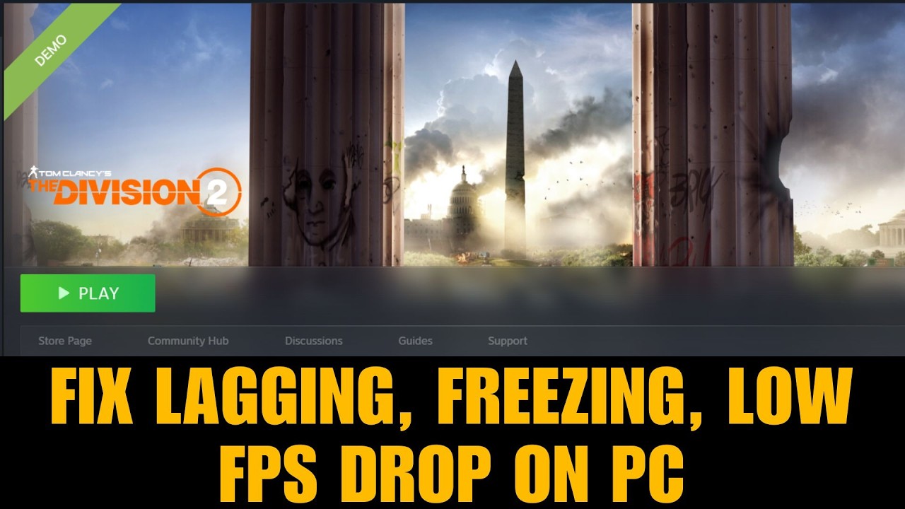 How To Fix Tom Clancy’s The Division 2 Lagging, Freezing, Low FPS Drop ...