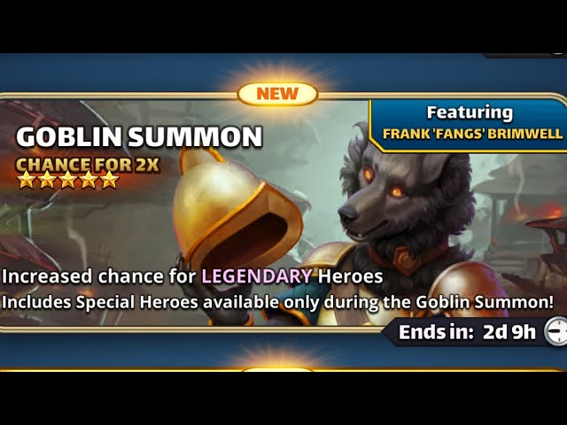 Empires & Puzzles - New Garrison Guard Hero Frank 'Fangs' Brimwell