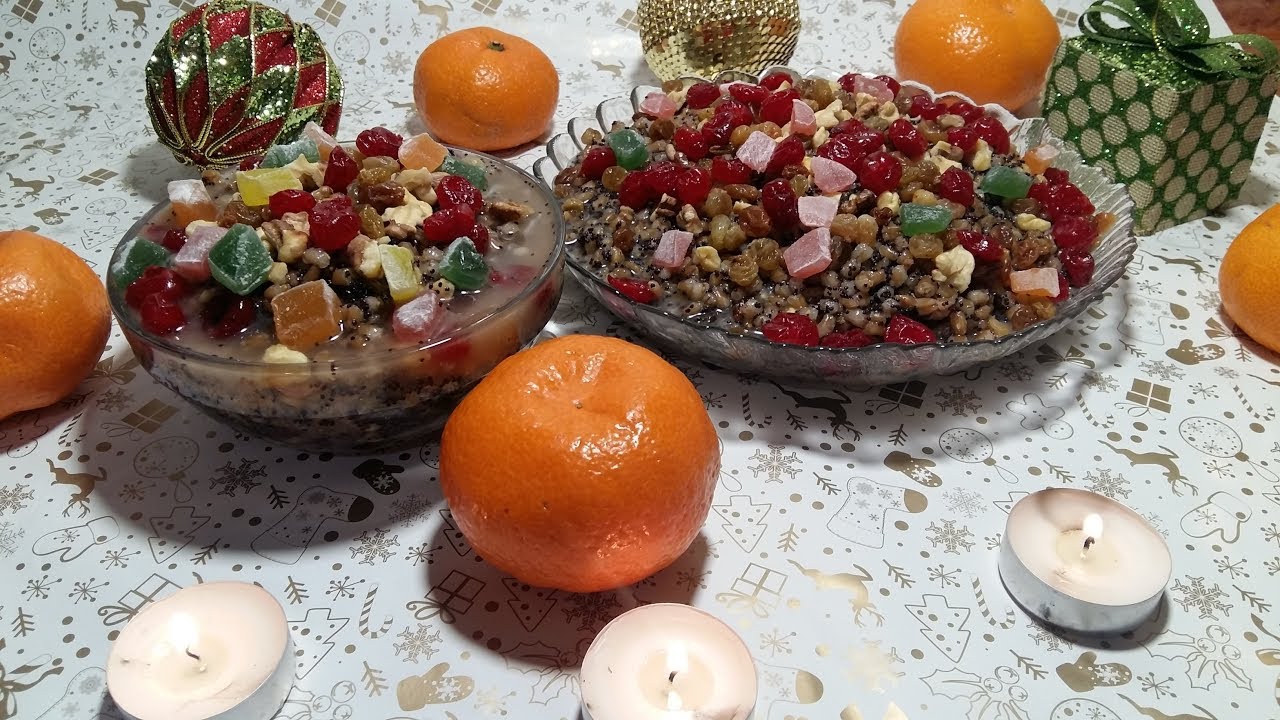 Кутья Очень Вкусная Рождественская кутья - YouTube