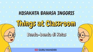 Things at Classroom English Vocabulary Objects in the Classroom