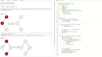LeetCode 99. Recover Binary Search Tree 中文解题思路 Java #binarysearchtree