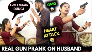 Real Gun Prank On Husband Abi I Maar Dungi Prank Gone Wrong Chetnamit2