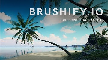 Brushify - Build a Tropical Island scene in UE4 (Available on Unreal Marketplace)