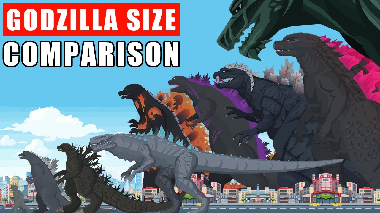 Godzilla Walking Size Comparison