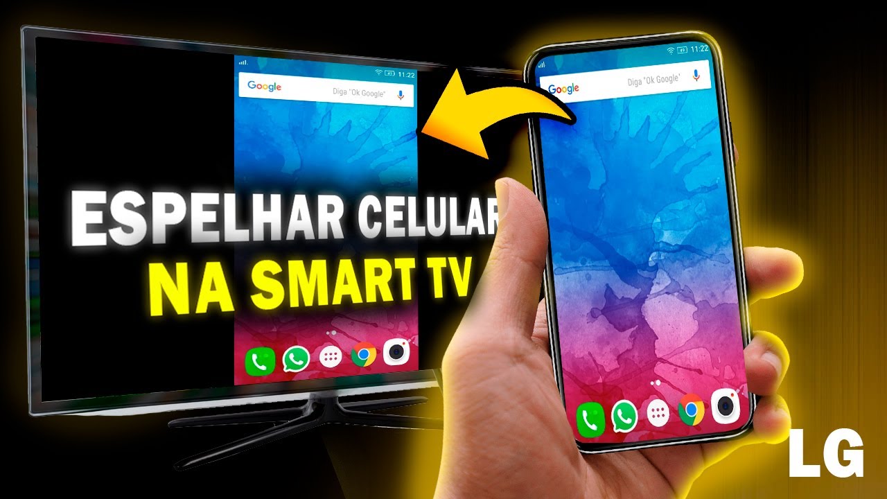 Como ESPELHAR a TELA do CELULAR na SMART TV LG em Segundos! FUNCIONA ...