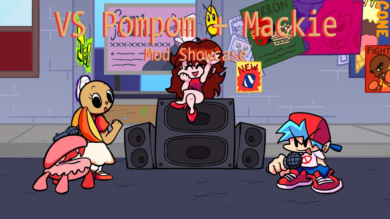 Friday Night Funkin' VS Pompom + Mackie Mod Showcase! [HARD] YouTube