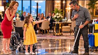 “Who Helped Her Walk” Female CEO Froze as Her Daughter Pointed to an Ex-SEAL Single Dad Janitor
