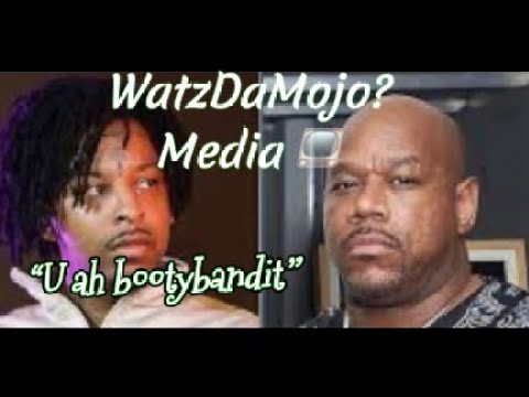 Wack 100 & 21 savage threatening each other on clubhouse