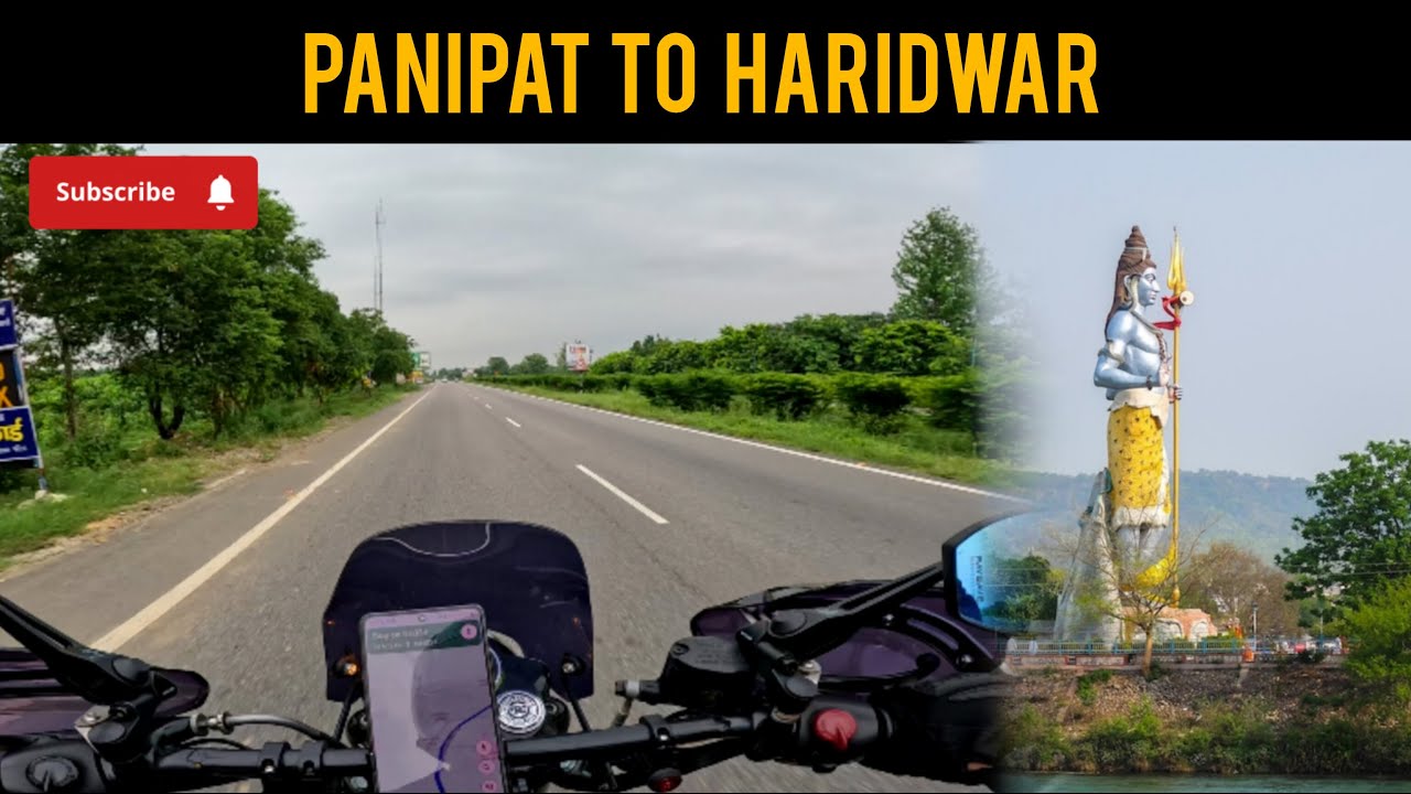 Panipat To Haridwar | By Road | By Bike | Kawad Mela 2025 | Haridwar Kawad2025 | SAGAR LAKRA
