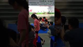 #PCCC#Diễntap#Diễn tập cứu hộ cứu nạn tại khu vực trường học cho học sinh