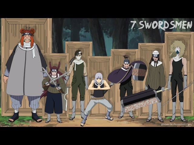 Naruto Shippuden Swords Of The Seven Ninja Swordsmen Of The Mist 霧の忍刀七人衆 Youtube