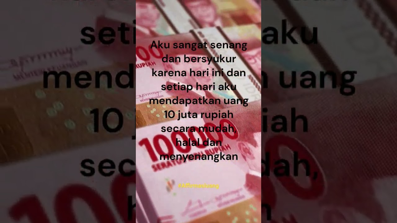 Affirmasi Uang 