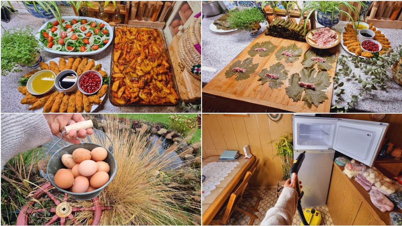 تعالوا شاركوني الموضوع كونو هلأ وقته😀تنظيف الثلاجة بالبخار، لفيت اليبرق وأخيرا ، أطيب صينية بالفرن 