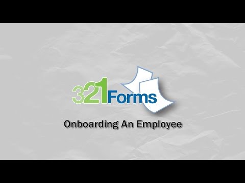 321Forms Product Demo Series - Onboarding An Employee