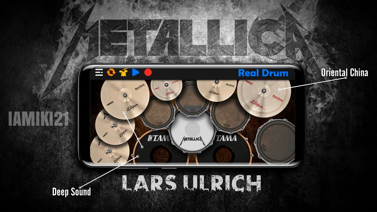 Metallica Real Drum Set Lars Ulrich YouTube