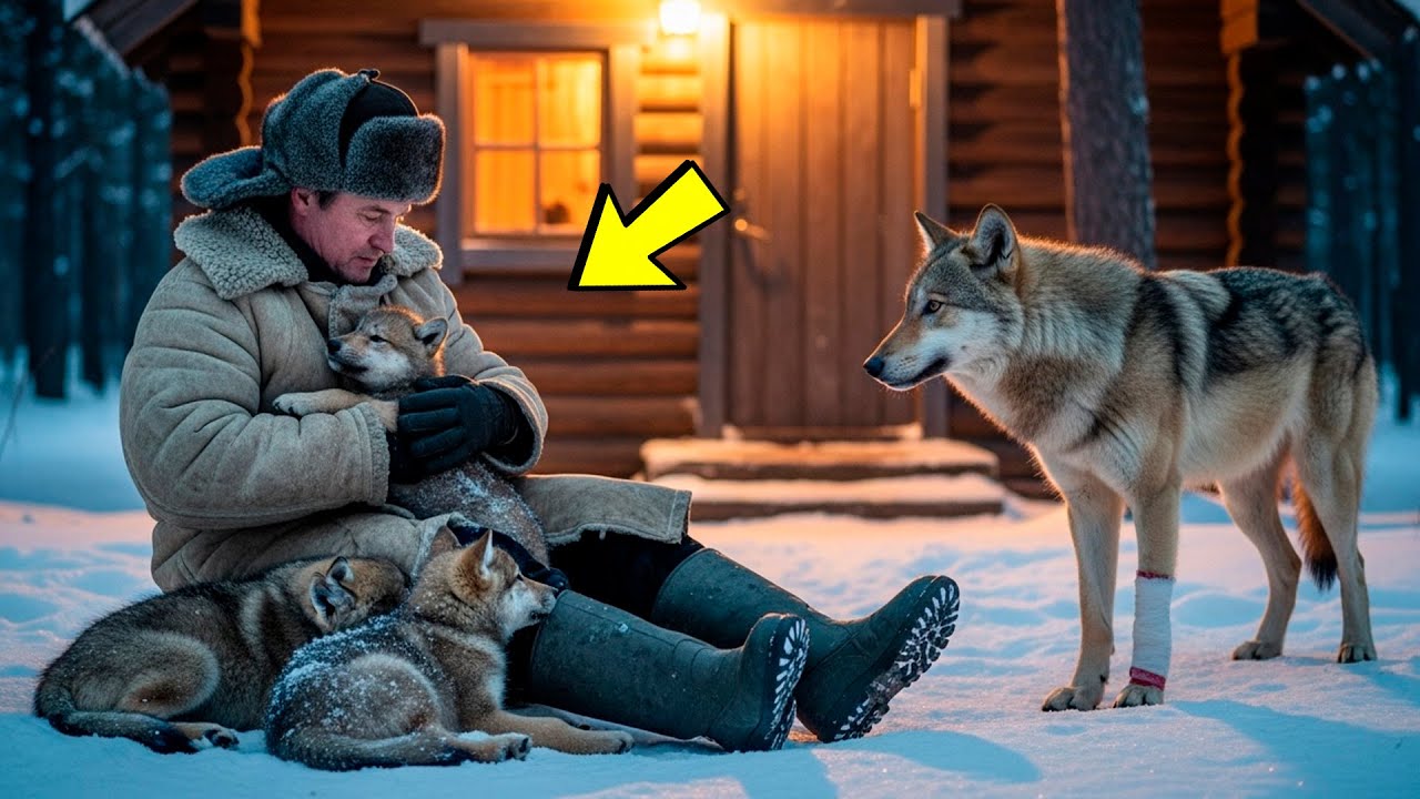 Егерь спасает ВОЛЧАТ — СМОТРИТЕ, что сделали звери в ответ!