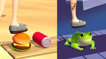 Tippy Toe! Very Satisfying and Relaxing ASMR Slicing Game