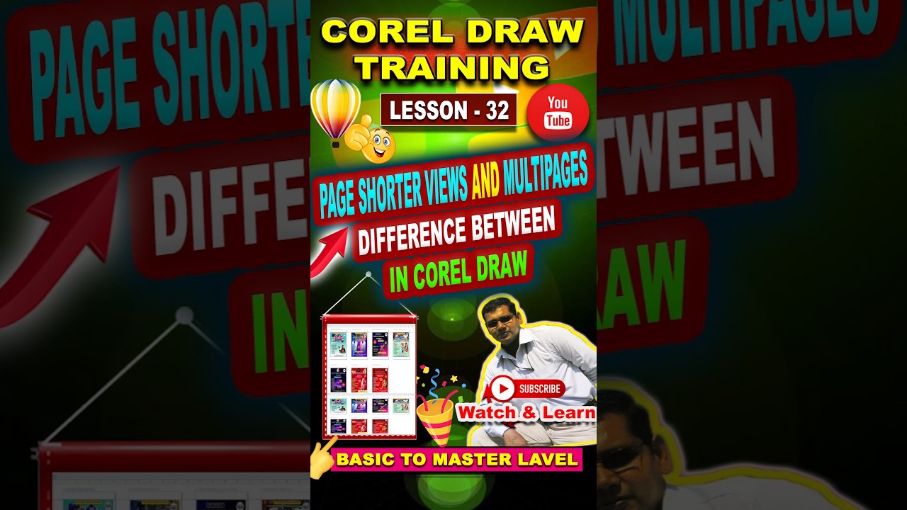 How to View Multipages in CorelDRAW | How To Duplicate Multiple Pages In Coreldraw | Corel Tutorial