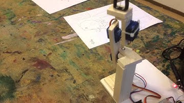 Micro servo robot arm