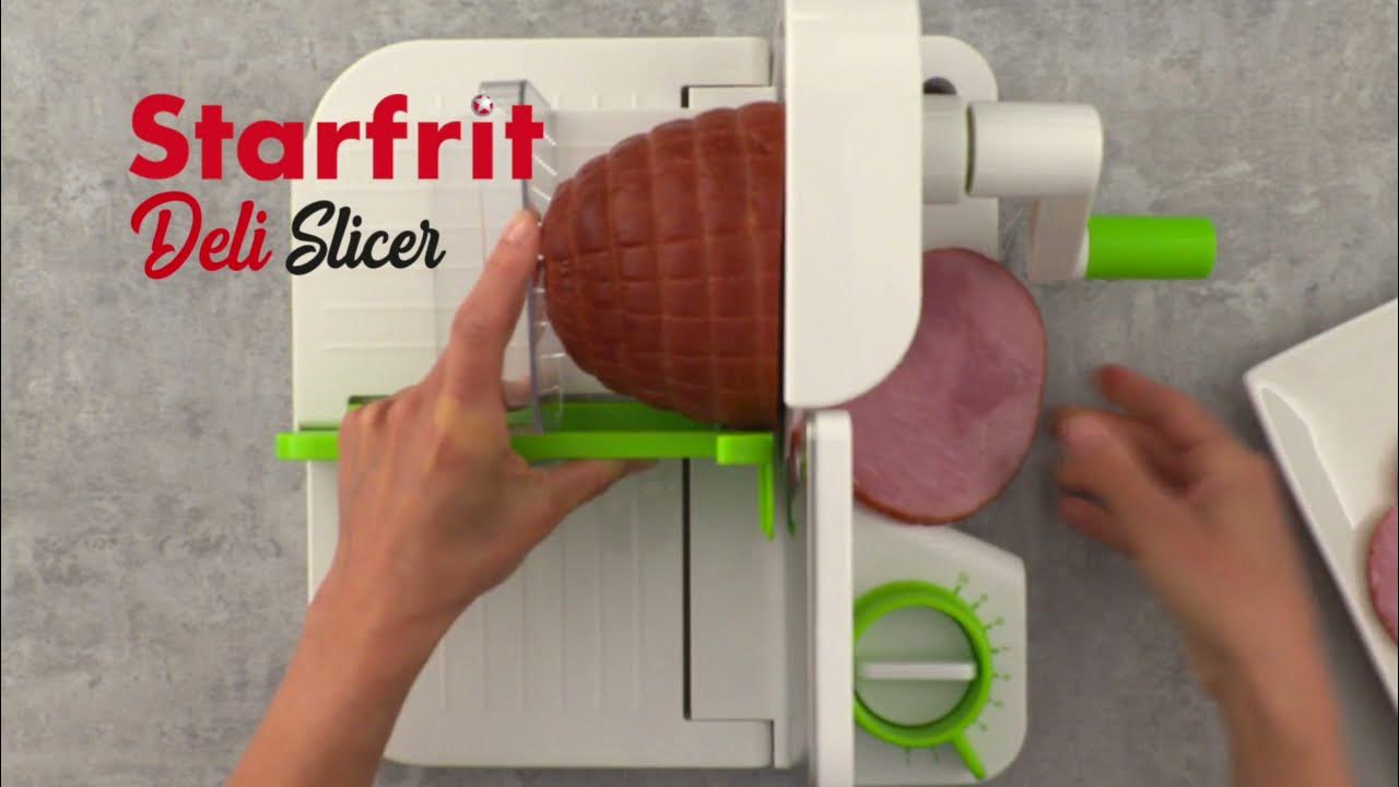 Starfrit 92968 Deli Slicer YouTube