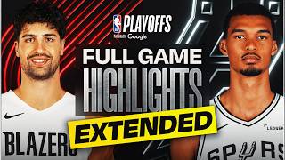 EXTENDED: #7 TRAIL BLAZERS at #2 SPURS | FULL GAME 1 HIGHLIGHTS | April 19, 2026