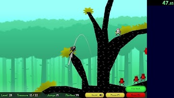 Sticky Ninja Academy | Level 28 100% | 1:47.190 (WR) | Speedrun