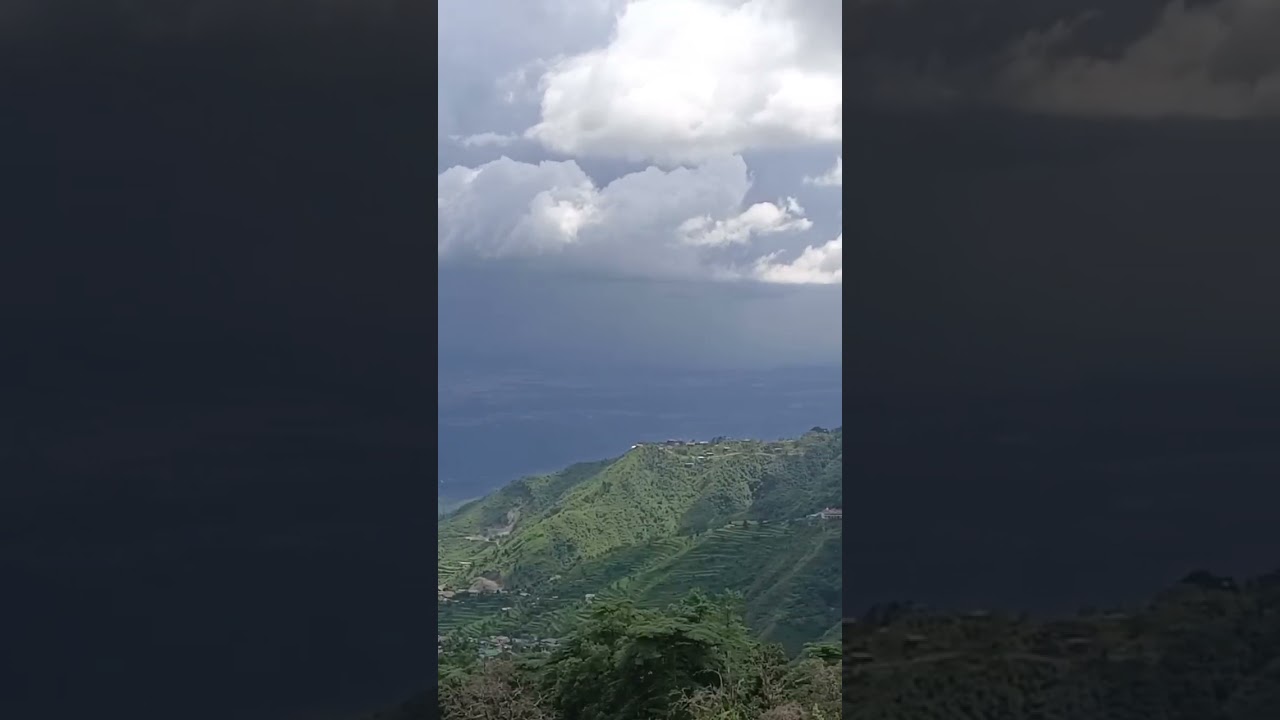 nature beauty at its best clouds mountains terrain plain in one mirror